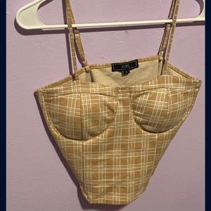 Cropped Corset Shirt